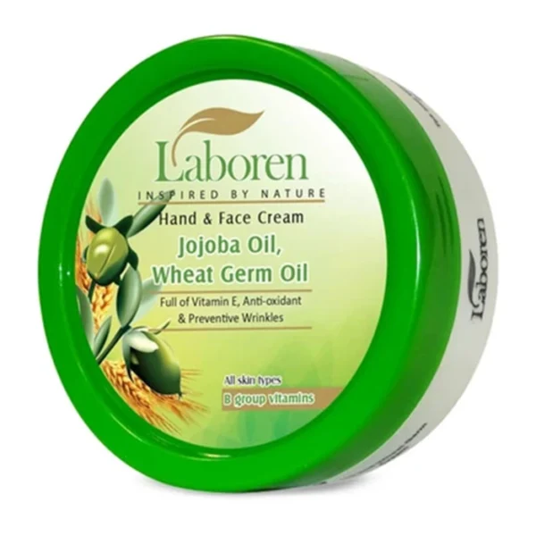 laborn-hand-and-face-cream-with-wheat-germ-oil-and-jojoba کرم دست و صورت لابورن روغن جوانه گندم و جوجوبا