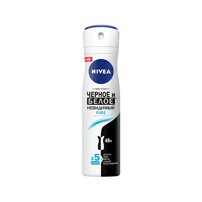 nivea-invisible-pure-antiperspirant-spray اسپری ضد تعریق نیوا مدل Invisible Pure