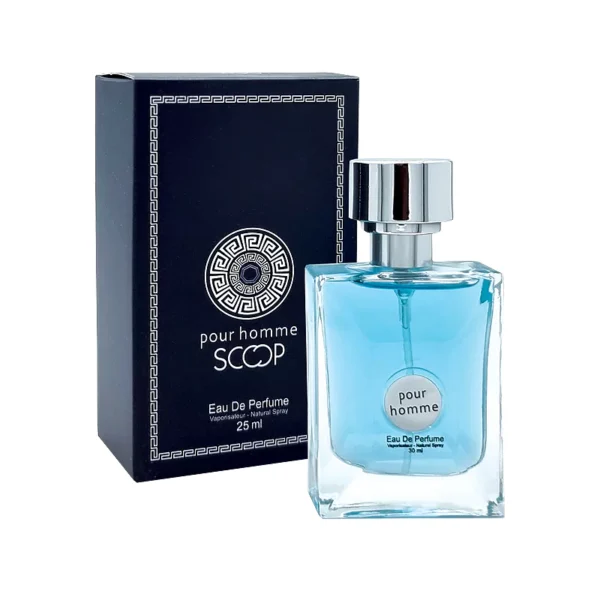 scoop-pour-homme-men-perfume-atregilascom-02 ادکلن جیبی مردانه 25 میل شرکتی رایحه پیور هوم - Image 1