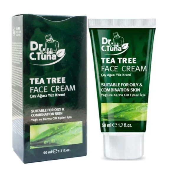 Dr. C. Tuna Pharmacy Tea Tree Moisturizing Cream, 50 ml کرم مرطوب کننده درخت چای دکتر سی تونا فارماسی حجم 50 میل