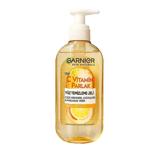 Garnier Vitamin C Gel, 200 ml ژل شستشوی صورت ویتامین سی گارنیر حجم 200 میل