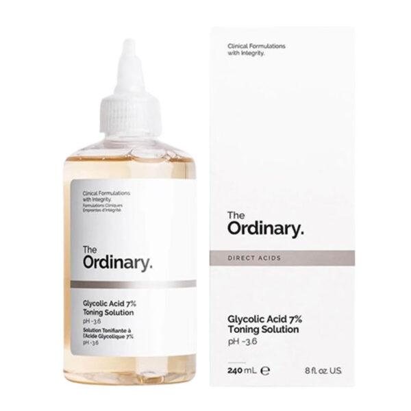The Ordinary Exfoliating Glycolic Acid Toner, 240 ml تونر گلایکولیک اسید اوردینری اکسفولیتینگ حجم 240 میل