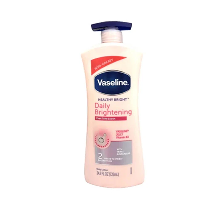 Vaseline Brightening Body Lotion Volume 725 ml لوسیون بدن وازلین روشنکننده حجم 725 میل