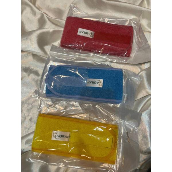 Facial and cleansing towel headband هد بند حوله ای چسب دار میکاپ و شستشوی صورت - Image 1
