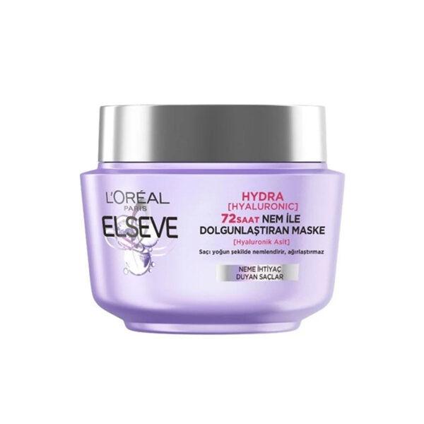 L'OREAL ELSEVE HYALURON PLUMP plaukų kaukė 300 ml ماسک موی بنفش آبرسان 300 میل السیو لورال - Image 1