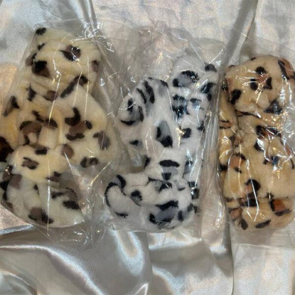 Leopard velvet bow tie تل پاپیونی مخملی پلنگی - Image 1