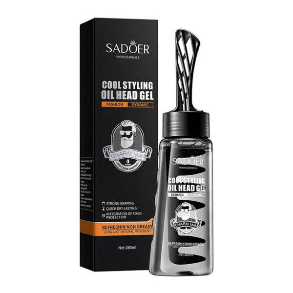 Sadoer Cool Styling Oil Head Gel 280Ml ژل شانه دار حالت دهنده موی مردانه سادور 280 میل - Image 1