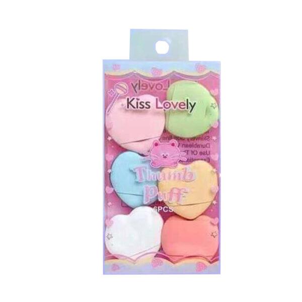 pad finger Heart-shaped concealer and cream-powder پد انگشتی قلبی کانسیلر و کرمپودر (رنگ رندوم) - Image 1
