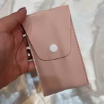 ست براش 8 عددی کیف چرم دار رنگ گلبهی - Image 2