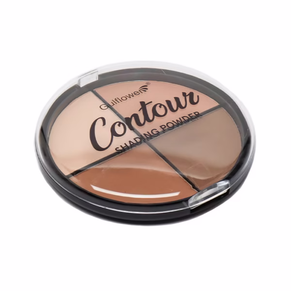 Contour Gulflower Shading Powder پلت کانتور پودری 4 قسمتی - Image 1