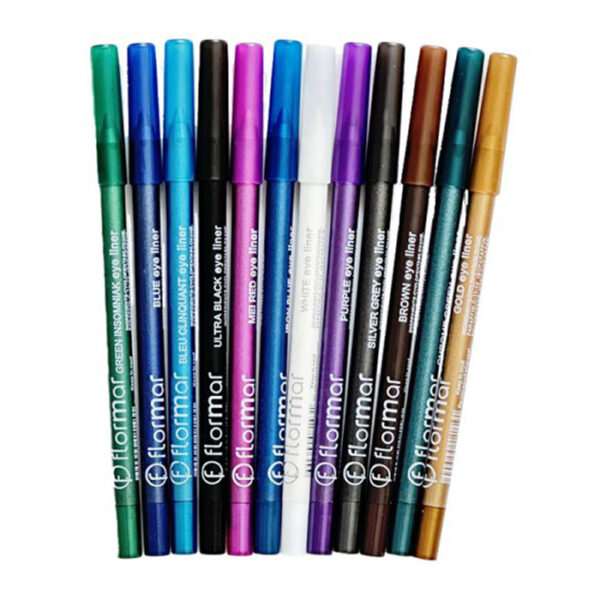 Flormar eye liner Dark پك مداد رنگی تيره فلورمار - Image 1