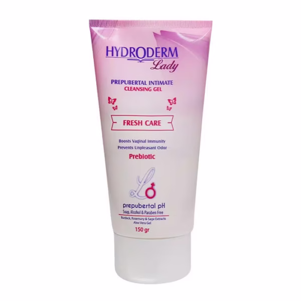 Hydroderm Prepubertal Intimate Cleaning Gel 150 g ژل بهداشتی دوشیزگان هیدرودرم - Image 1