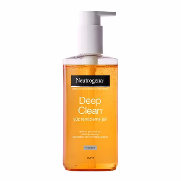Neutrogena Deep Clean Face Washing Gel 200ml ژل شستشوی انواع پوست نوتروژینا مدل دیپ کلین - Image 1