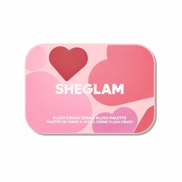 SHEGLAM FLUSH CRUSH CREAM BLUSH PALETTE پلت رژ گونه کرمی شیگلم - Image 1