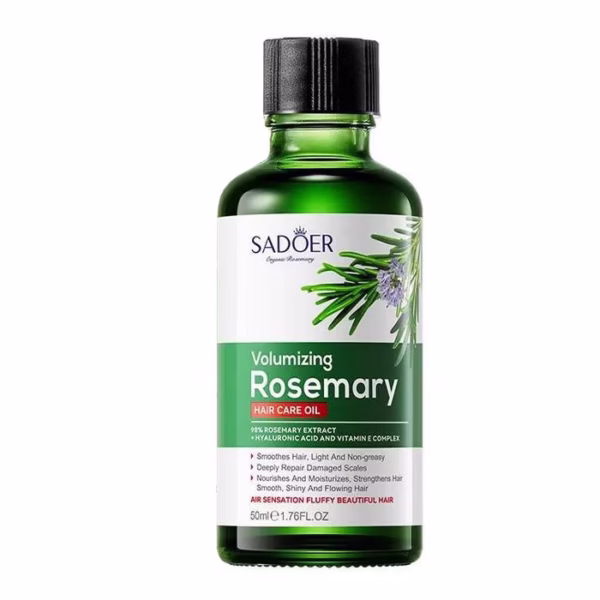 Sadoer Volumizing Rosemary Hair Care Oil Hajolaj 50ml روغن رزماری ضد ریزش و حجم دهنده مو سادور - Image 1
