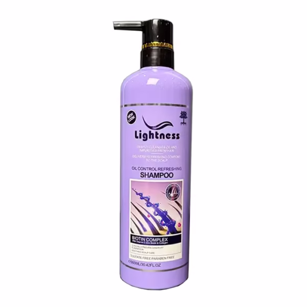 lightness oil control refreshing shampoo 900ML شامپو لایتنس مناسب موی چرب و کنترل کننده چربی سر با حجم 900 میل - Image 1