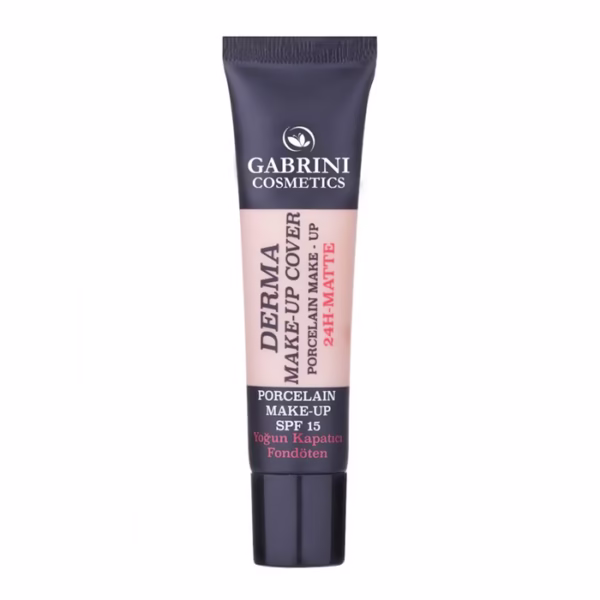 GABRINI DERMA MAKE-UP COVER FOUNDATION 102 كرمپودر گابرينی شماره 102 - Image 1