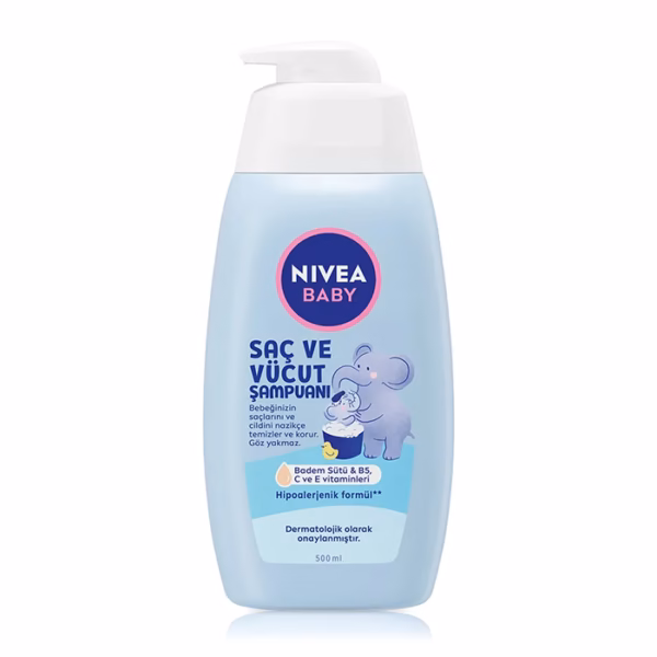 Nivea Baby Hair and Body Shampoo 500 ML شامپو سر و بدن کودک نیوآ 500 میل - Image 1